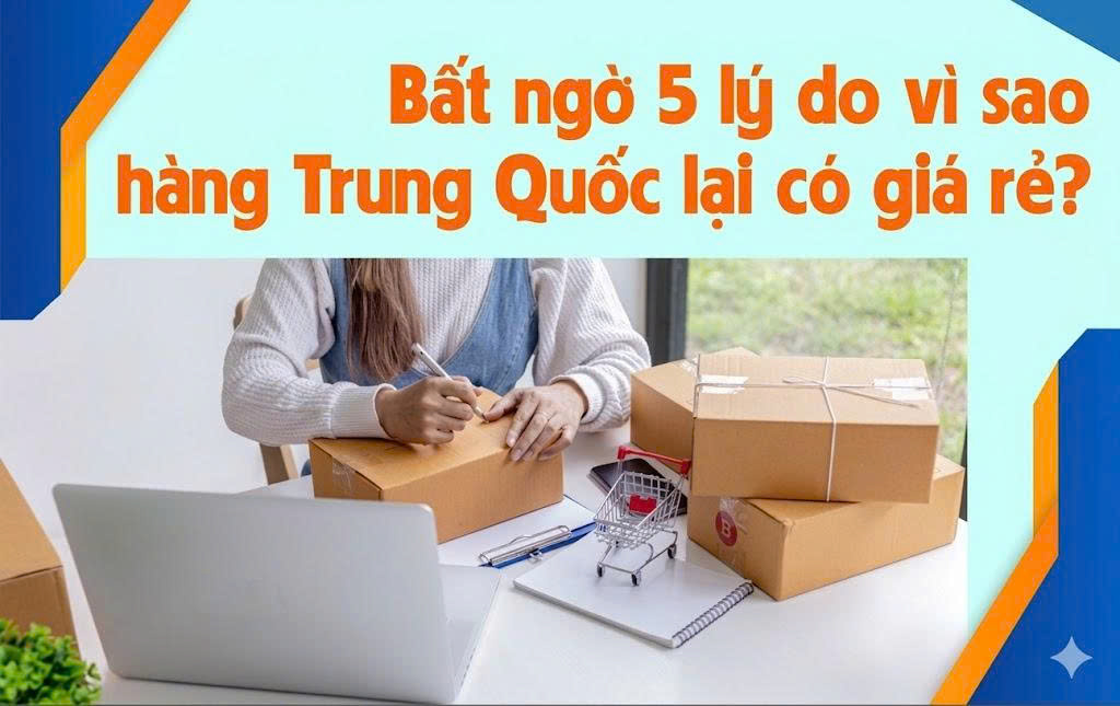 Bất ngờ 5 lý do vì sao hàng Trung Quốc lại có giá rẻ