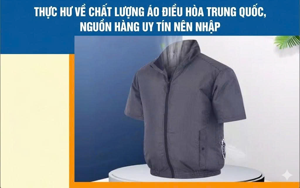 Thực hư về chất lượng áo điều hòa Trung Quốc, nguồn hàng uy tín nên nhập