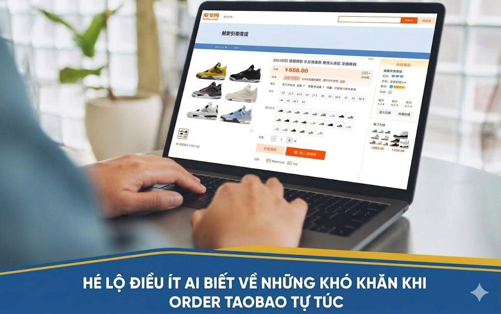 Hé lộ điều ít ai biết về những khó khăn khi order Taobao tự túc