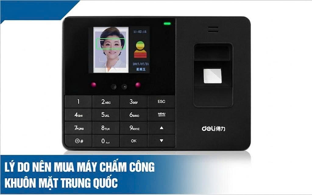 Lý do nên mua máy chấm công khuôn mặt Trung Quốc