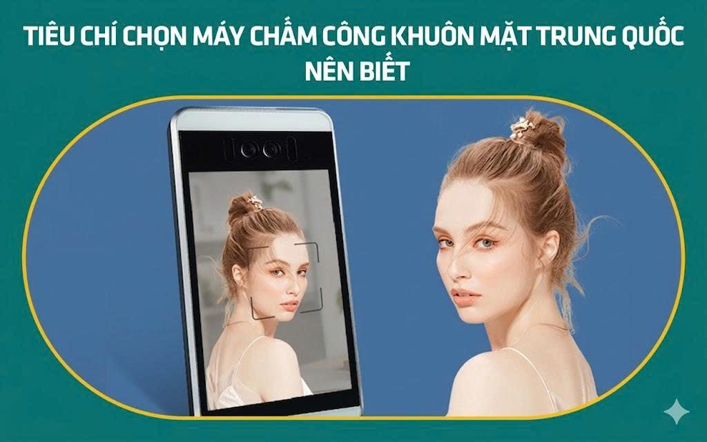 Tiêu chí chọn máy chấm công khuôn mặt Trung Quốc nên biết