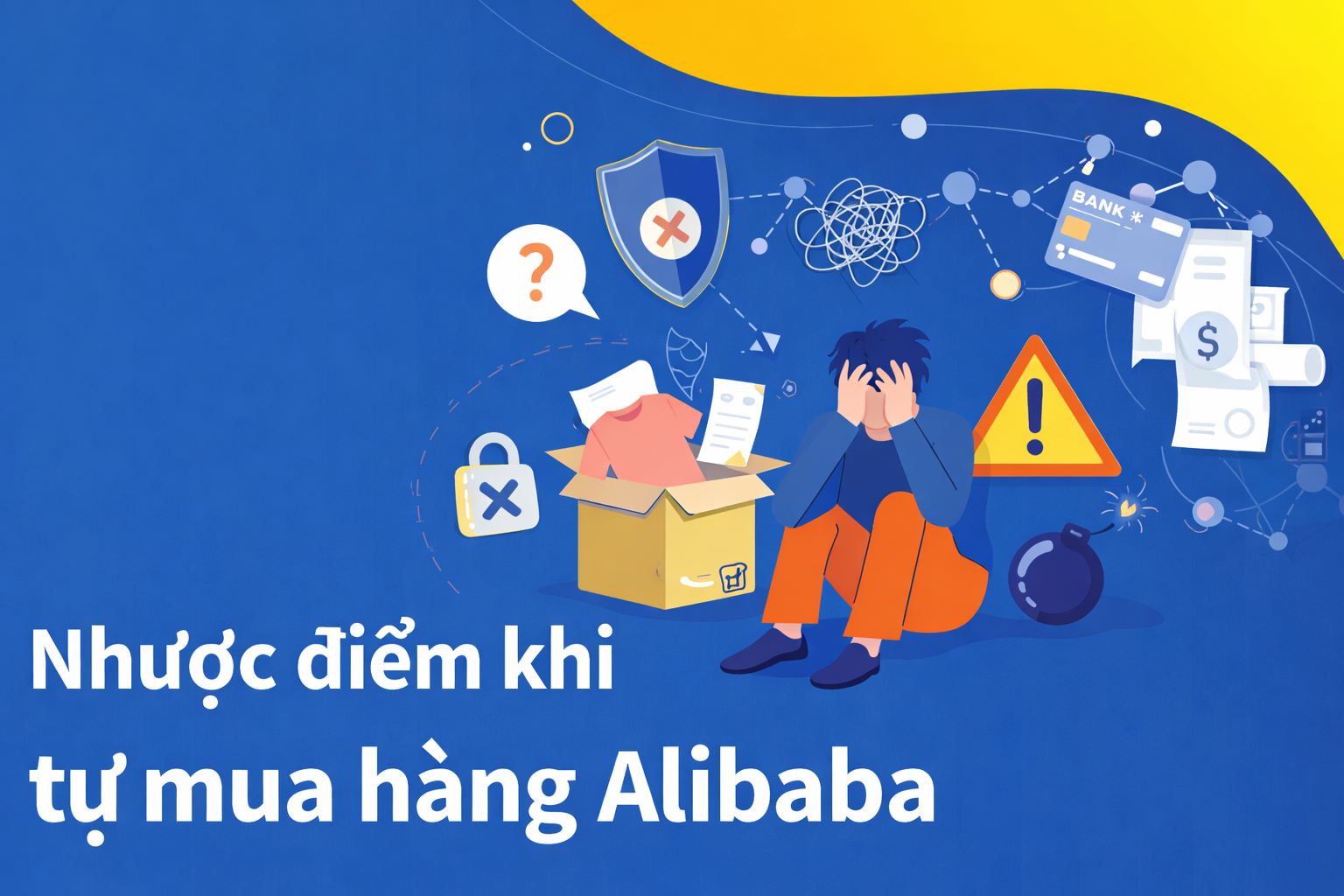 Nhược điểm khi tự mua hàng Alibaba