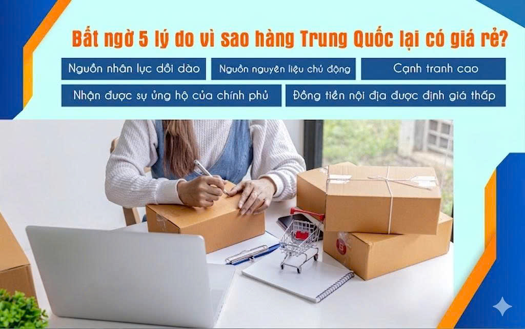 Tại sao hàng Trung Quốc lại có giá rẻ?