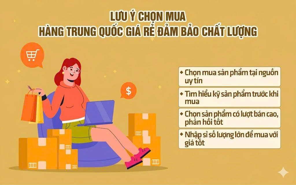 Mua hàng Trung Quốc giá rẻ có đảm bảo chất lượng không?