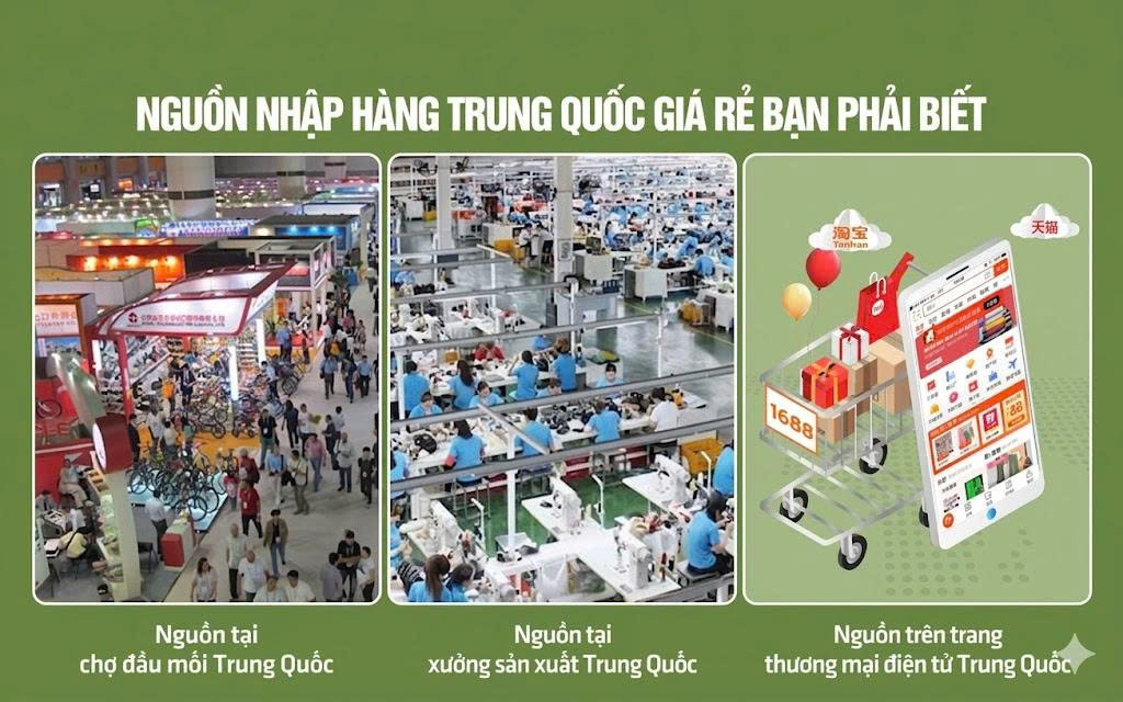 Nguồn nhập hàng Trung Quốc giá rẻ bạn nên tham khảo