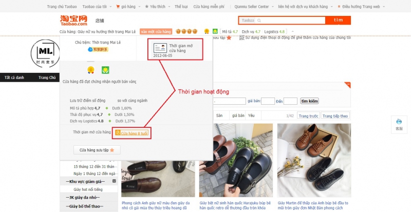 Tiêu chí đánh giá link shop order Taobao uy tín