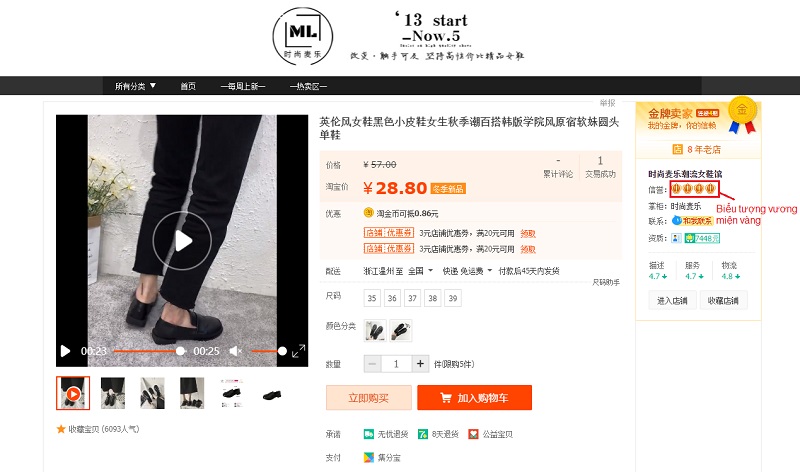 Tiêu chí đánh giá link shop order Taobao uy tín