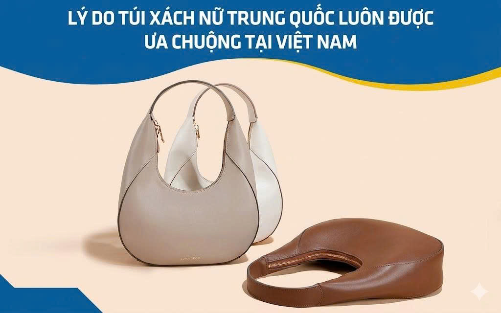 Lý do túi xách nữ Trung Quốc luôn được ưa chuộng tại Việt Nam