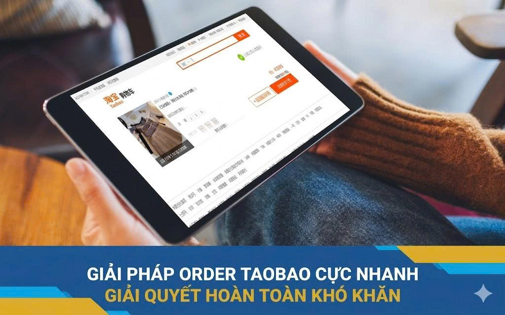 Giải pháp order Taobao nhanh chóng và hiệu quả