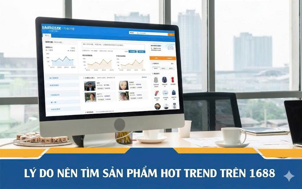 Lý do nên tìm sản phẩm hot trend trên 1688