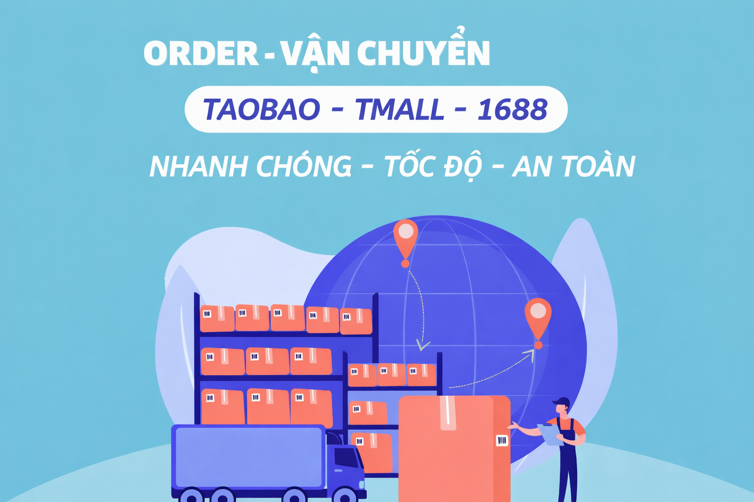 Dịch vụ order và vận chuyển tại OrderAlibaba