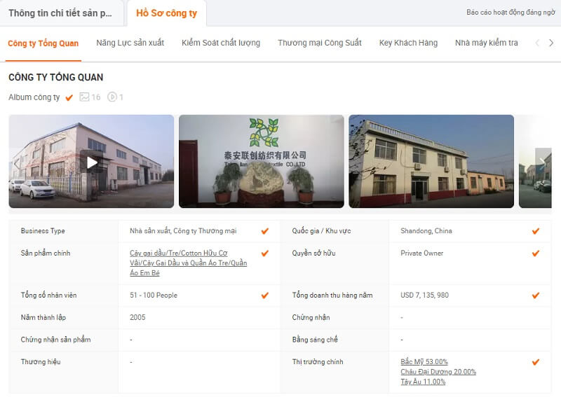 Xem kỹ thông tin và hoạt động của nhà cung cấp