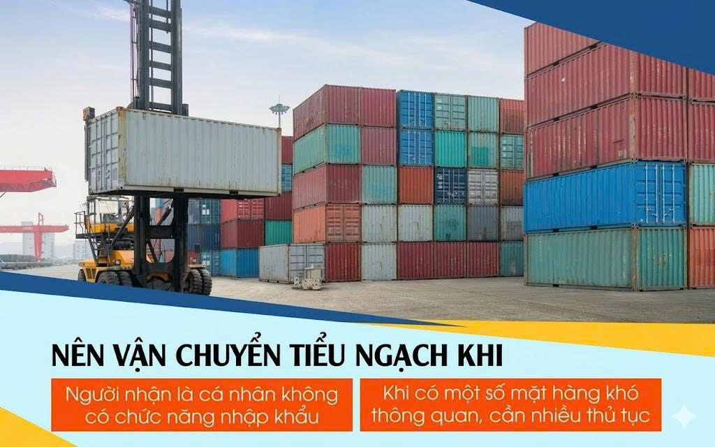 Nên vận chuyển tiểu ngạch khi nào?