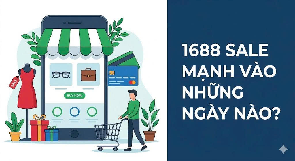 1688 thường giảm giá mạnh vào thời điểm nào?