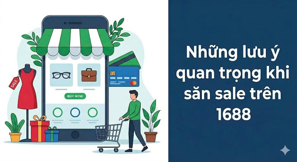 Những lưu ý quan trọng khi săn sale trên 1688