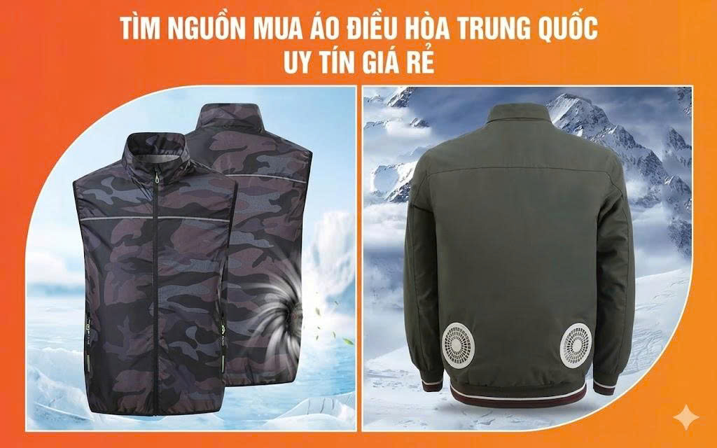 Tìm nguồn mua áo điều hòa Trung Quốc uy tín giá tốt